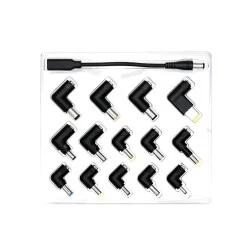 TRUSMI 100W Universal Laptop DC Converter with 14 Types of Plug Interfaces Black