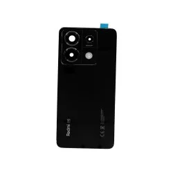 Cache-batterie avec lentille pour Xiaomi Redmi Note 13 Pro 5G (2312DRA50C/2312CRAD3C) - Noir