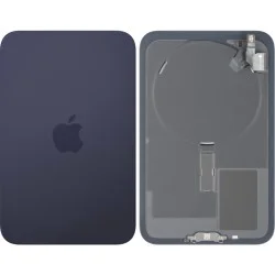 Para iPhone 17 Pro Max, cristal trasero con NFC flexible + cinta adhesiva retirada - Azul oscuro