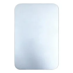Panel trasero de cristal para iPhone 17 Pro Max con imán MagSafe + cinta adhesiva - Plateado Panel trasero de cristal para iPhone 17 Pro Max con imán MagSafe + cinta adhesiva - Plateado