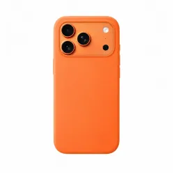 Trusmi Soft Liquid Silicone Built-in Magnetic Phone Case For iPhone 17 Air- Orange