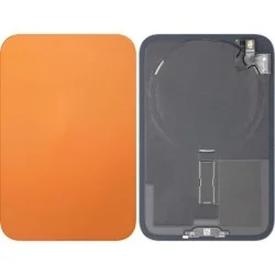 Para iPhone 17 Pro Max, cristal trasero con NFC flexible + cinta adhesiva - Naranja Cósmico