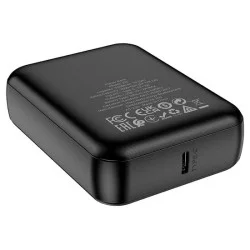 Hoco J96 Strider- Powerbank 5000 mAh- Black, Type-C 5V / 2A input, USB 5V/2A output, with LED indicator. Hoco J96 Strider- Powerbank 5000 mAh- Black, Type-C 5V / 2A input, USB 5V/2A output, with LED indicator.