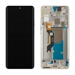 Motorola Moto Edge 50 Pro (XT2403) Display + Digitizer + Frame 5D68C24094/5D68C24324- Moonlight Pearl