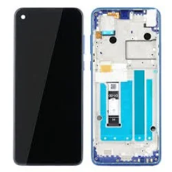 Motorola One Vision Display + Digitizer + Rahmen – Saphirblau