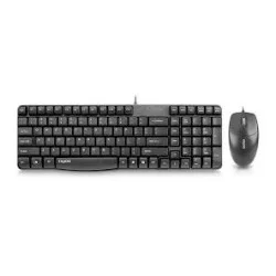 Rapoo Wired Keyboard and Mouse Black X120