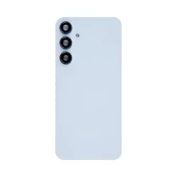 Cache-batterie avec lentille pour Samsung Galaxy A35 SM-A356B - Bleu glacier 