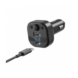 XO-BCC18 Bluetooth-FM-Transmitter und Kfz-Ladegerät (1x USB-A, 1x USB-C) – Schwarz XO-BCC18 Bluetooth-FM-Transmitter und Kfz-Ladegerät (1x USB-A, 1x USB-C) – Schwarz