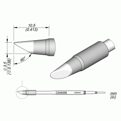 JBC C245056 Soldering TIP Bevel Cartridge 3.5 HT