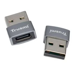 Trusmi USB-A 2.0 Male to Type-C Female OTG Charging Audio Adapter Trusmi USB-A 2.0 Male to Type-C Female OTG Charging Audio Adapter