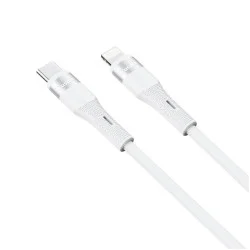 TRUSMI 20W USB-C To Lightning Silicone Cable 2M - White