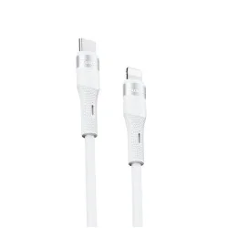 TRUSMI 20W USB-C To Lightning Silicone Cable 2M - White