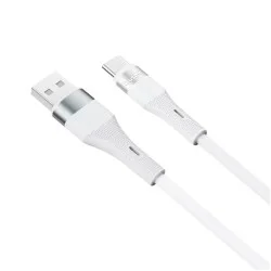 Trusmi 3A USB-A To USB-C Silicone Charging Cable - White