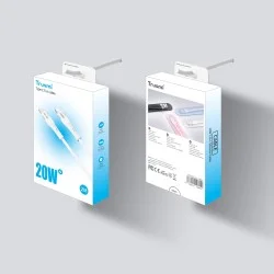 Trusmi 2.4 A USB-A To Lightning Silicone Cable - White Trusmi 2.4 A USB-A To Lightning Silicone Cable - White