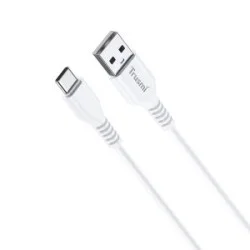 Trusmi 2.4A USB-A To Lighting Charging Cable White 1M