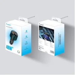 Trusmi 48W Car FM Bluetooth Transmitter- Black Trusmi 48W Car FM Bluetooth Transmitter- Black