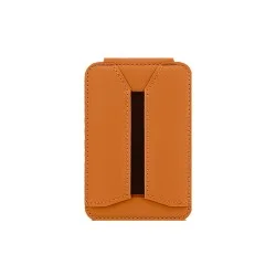 Trusmi PU Magnetischer Dreiecksständer Magsfe Kartenhalter - Braun