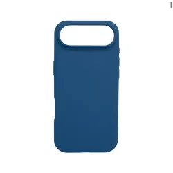 Trusmi Soft Liquid Silicone Built-in Magnetic Phone Case For iPhone 17 Air- Blue