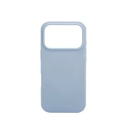 Trusmi Soft Liquid Silicone Built-in Magnetic Phone Case For iPhone 17 Pro Max- Light Blue