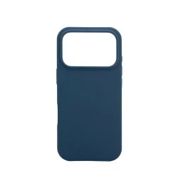 Trusmi Soft Liquid Silicone Built-in Magnetic Phone Case For iPhone 17 Pro Max- Blue