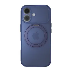 Trusmi Phantom 360° Rotatable Kickstand Skin-Feel Case For iPhone 17 Air- Blue