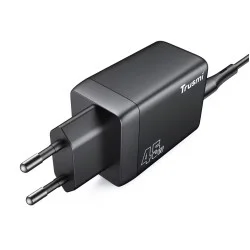 Trusmi PD45W Mini USB-A And USB-C Dual Port GaN Fast Charger Trusmi PD45W Mini USB-A And USB-C Dual Port GaN Fast Charger