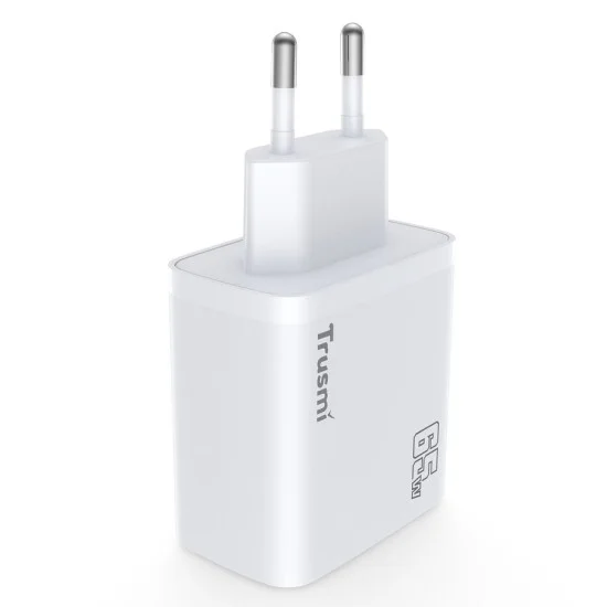 PD65W A+C+L(support L TO C charging)GaN Fast Charger EU- White PD65W A+C+L(support L TO C charging)GaN Fast Charger EU- White