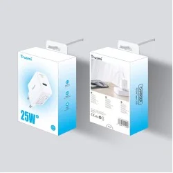 Trusmi Singel Port Fast Charger USB-C 20W White