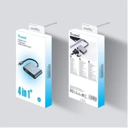 Trusmi Type-C To HDMi + VGA Converter + USB3.0 + PD100W Trusmi Type-C To HDMi + VGA Converter + USB3.0 + PD100W