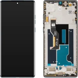 Motorola Moto Edge 50 Fusion (XT2429) Display + Digitizer + Frame 5D68C24344/5D68C24359- Marshmallow Blue