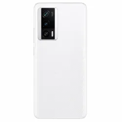 Cache-batterie avec lentille pour Xiaomi Poco F5 Pro (23013PC75G) - Blanc