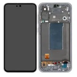 Samsung Galaxy A56 SM-A566B Display + Digitizer + Rahmen GH82-36829B- Hellgrau Samsung Galaxy A56 SM-A566B Display + Digitizer + Rahmen GH82-36829B- Hellgrau