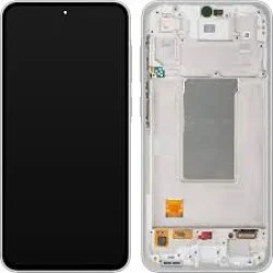 Écran + numériseur + cadre Samsung Galaxy A36 SM-A366B GH82-36841B - Blanc 