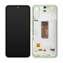 Samsung Galaxy A37 5G SM-A376B Display + Digitizer + Rahmen GH82-39232B – Grün