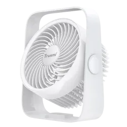 Trusmi Tischventilator – Weiß