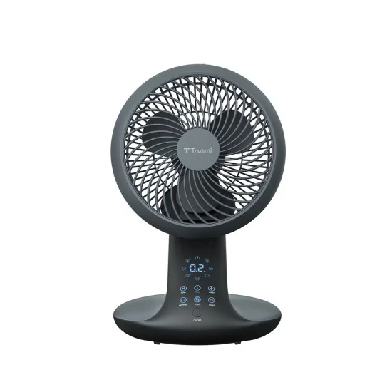 Trusmi 10-inch Desktop Circulation Fan DC Electronic Model- Black