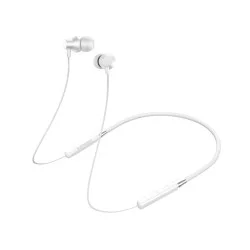 Lenovo HE05 Draadloze Headset Nekband Oordopjes Oortjes Bluetooth 5.0 Stereo voor Sport en Magnetische Oortjes - Wit