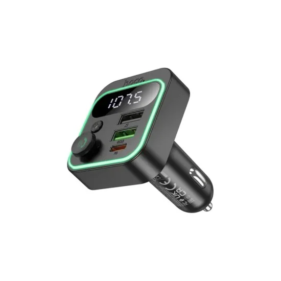 HOCO E85 38W PD20W+QC3.0 Car Charger With Bluetooth + FM Transmitter