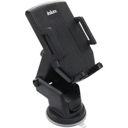 Car Phone Holder 360 Degree Automatic Travel Assistant Telescopic Car Holder Telescopic Arm Inkax CH-12, Black