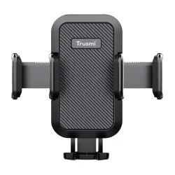 Trusmi Suction Cup Clamp Car Phone Holder Black