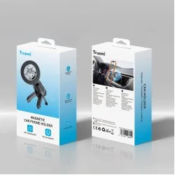 Trusmi Magnetic Clamping type Car Phone Holder Air Outlet - Black Trusmi Magnetic Clamping type Car Phone Holder Air Outlet - Black