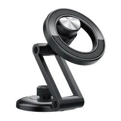 Trusmi Multi-Angle Rotation Foldable Magnetic Car Phone Holder - Black