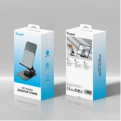 Trusmi LP15-12 360° Rotating Metal Desktop Phone Stand - Gray Trusmi LP15-12 360° Rotating Metal Desktop Phone Stand - Gray