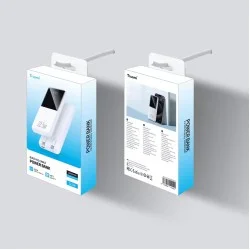 Trusmi PD22.5W Digital Powerbank 10000mAh - White Trusmi PD22.5W Digital Powerbank 10000mAh - White