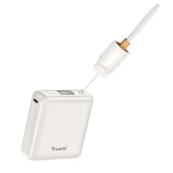 Trusmi PD22.5W Single C Digital Display Powerbank 10000mAh With USB-C To USB-C Cable- White 