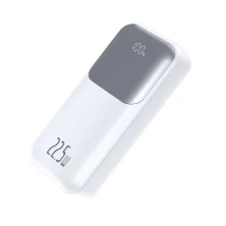 Trusmi PD22.5W Ultra Mini Digital With L+C Cable Powerbank 10000mAh - White