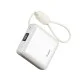 Trusmi PD22.5W Single C Digital Display Power Bank 10000mAh With USB-C To USB-C Cable- White Trusmi PD22.5W Single C Digital Display Power Bank 10000mAh With USB-C To USB-C Cable- White