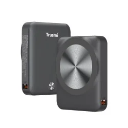 Trusmi PD22.5W Ultra Mini Magnatic Wireless Powerbank 10000mAh - Black 