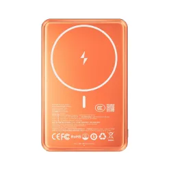 Trusmi PD22.5W Ultra thin Magnetic Wireless Powerbank 5000mAh - Orange