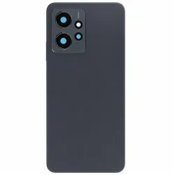 Cache-batterie avec lentille pour Xiaomi Redmi Note 12 4G (23021RAAEG) - Gris onyx